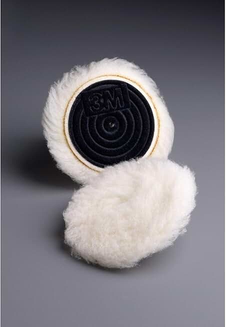 Cubitron II 3M Finesse-it Knit Buffing Pad 85079, Hook-and-Loop, 5-1/4