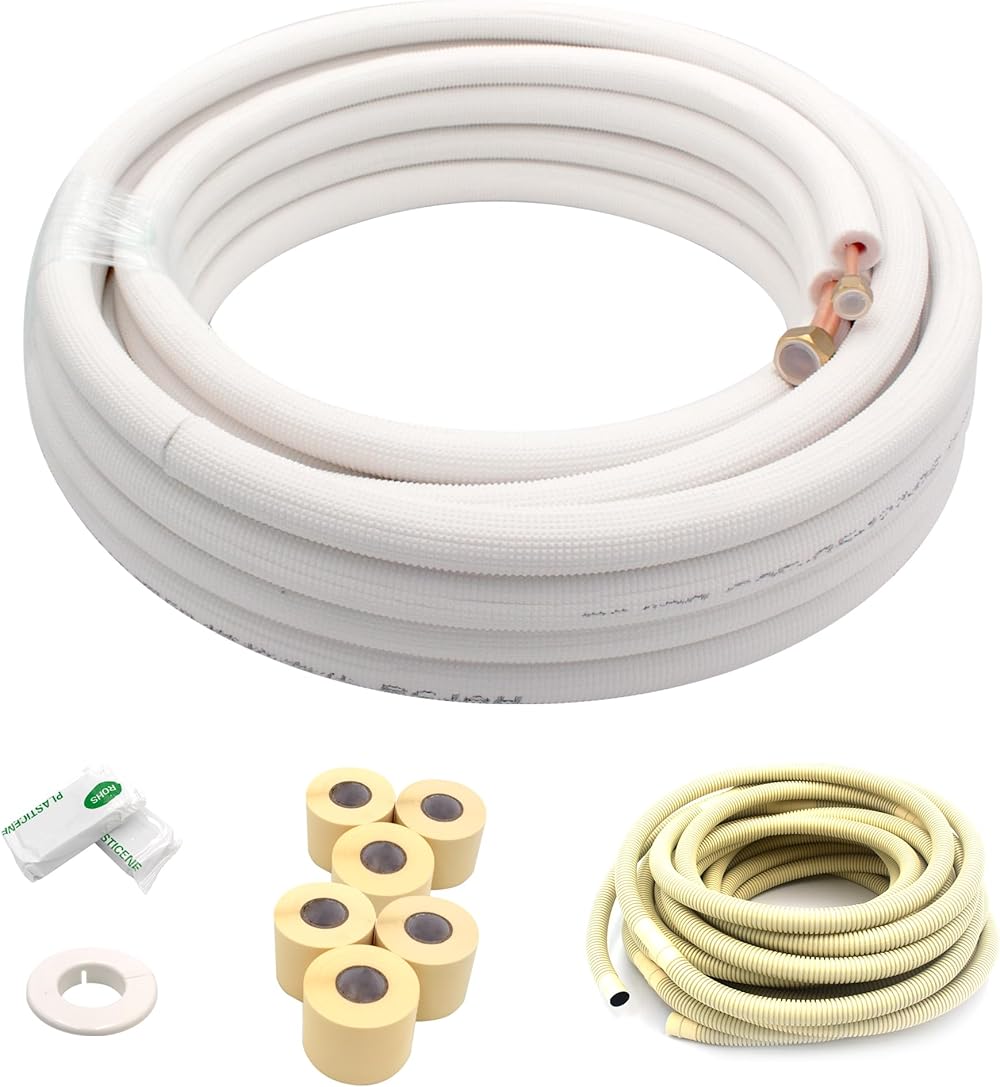 50FT Mini Split Line Set 3/8