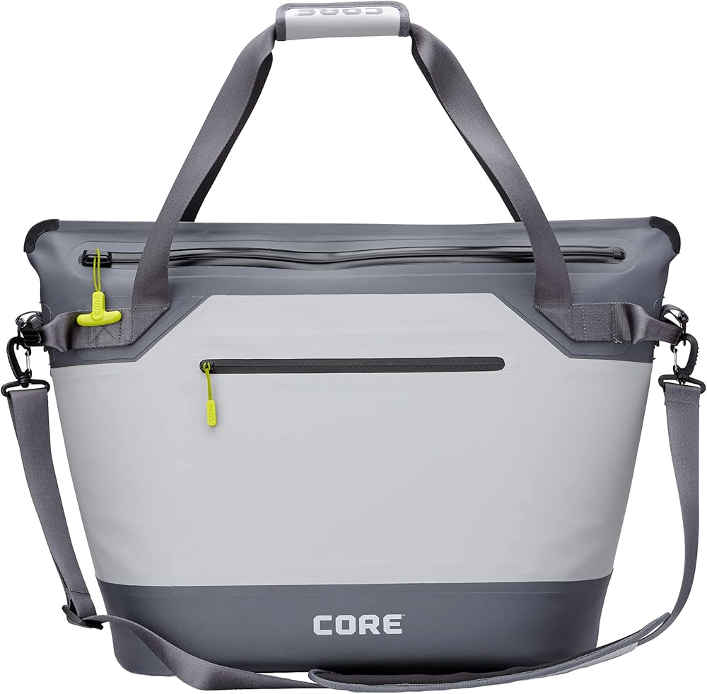 CORE Insulated Leak Proof Soft Coolers for Camping, Outdoor, Lunch, Travel, Picnic, Beach Accessories / 12 Can / 20 Can / 30 Can / 36 Can Small & Large Portable Cooler Tote Bags