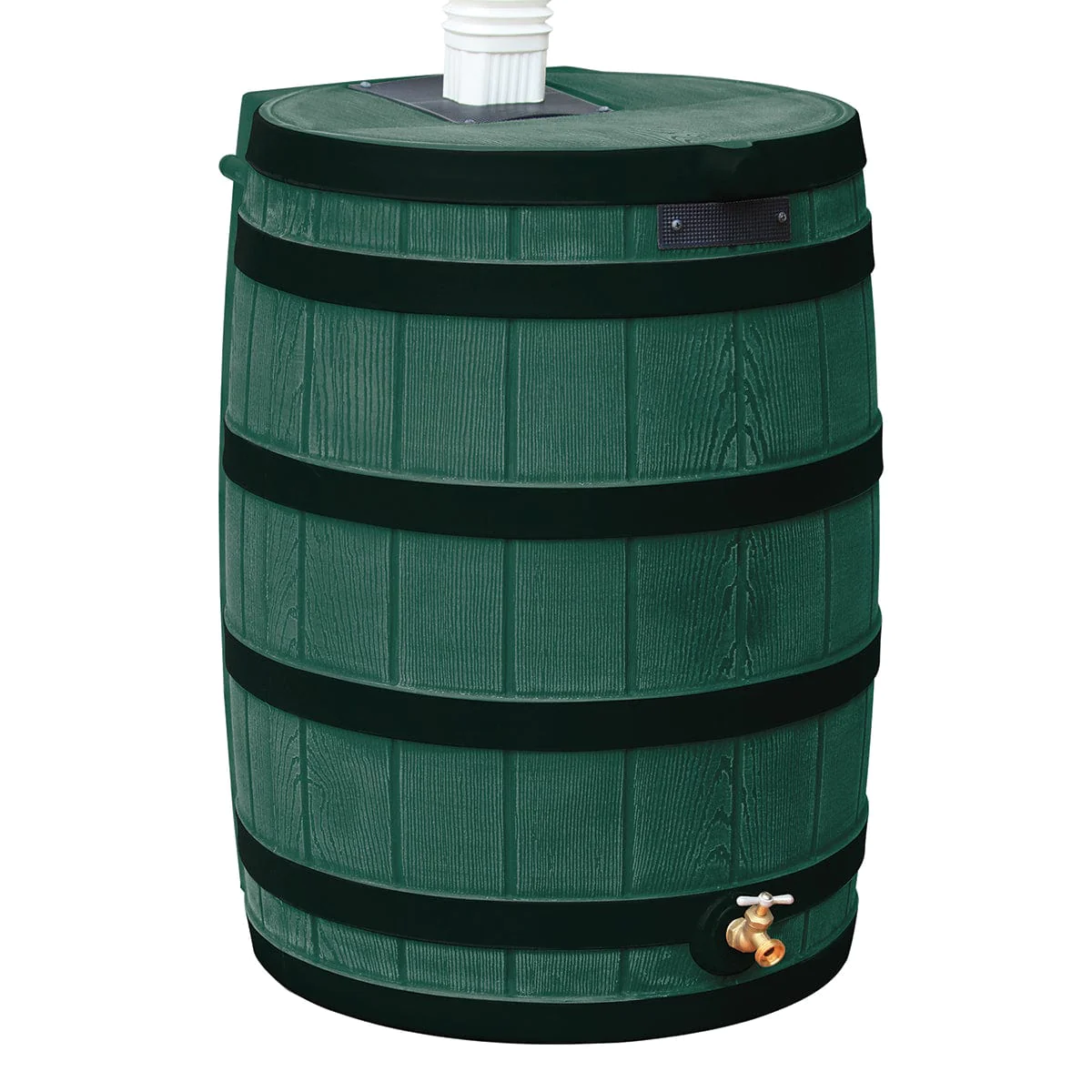 Rain Wizard 50 Gallon Rain Barrel with Darkened Ribs