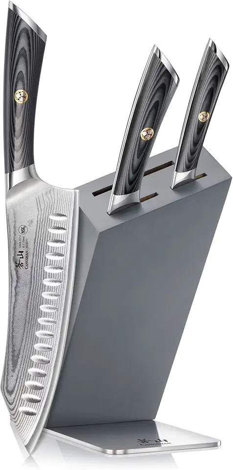 Cangshan NAKA Series X-7 Steel Forged HUA Knife Block Set (4-Piece)