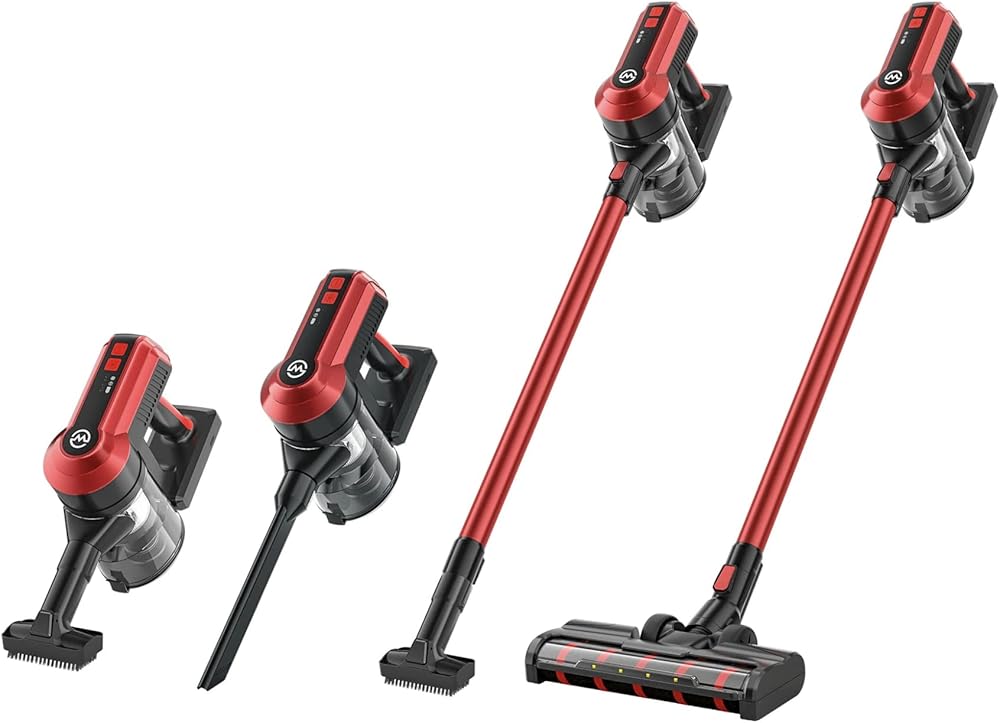 K23 Cordless Vacuum 4-in-1 Stick Vacuum Cleaner with 3 Suction Modes for Carpet Hard Floors Pet Handheld Vacuum Cleaner