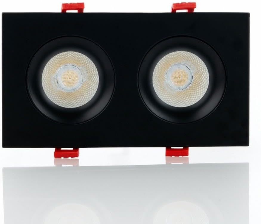 Eurofase Midway - 24W 1 LED 3.5 Inch Rectangular Double Regressed Gimbal in Contemporary Style-3.25 Inches Tall and 3.25 Inches W