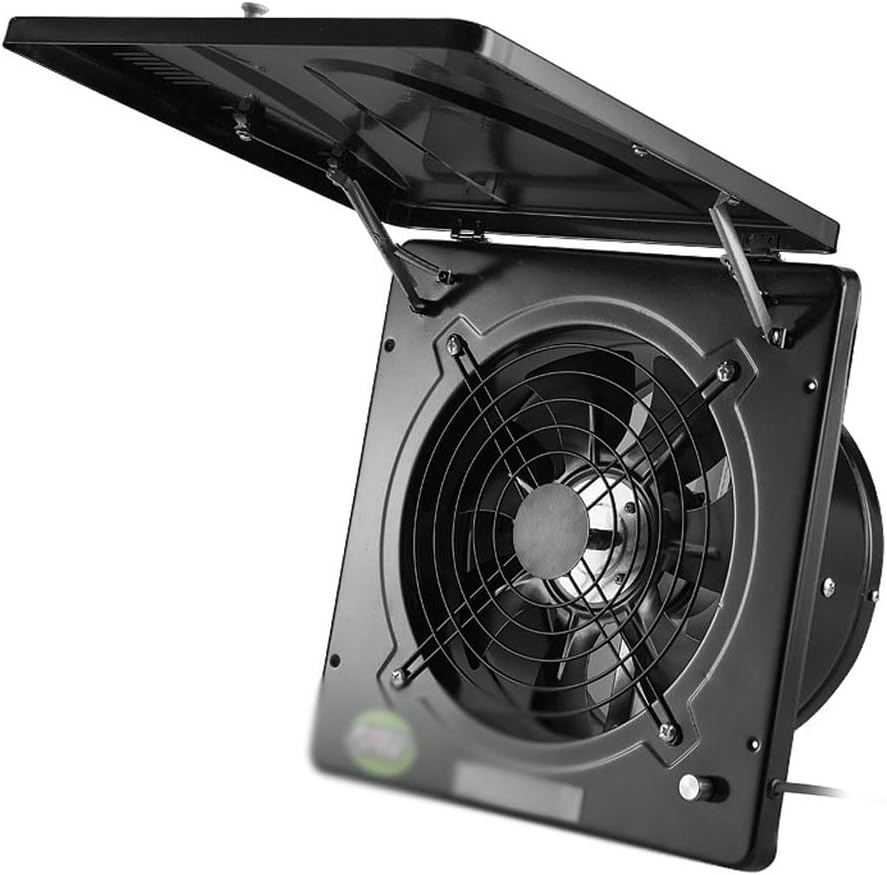 10inch High Speed Exhaust Fan Kitchen Hanging Wall Window Ventilator Extractor Industrial Ventilation Metal Pipe Fan