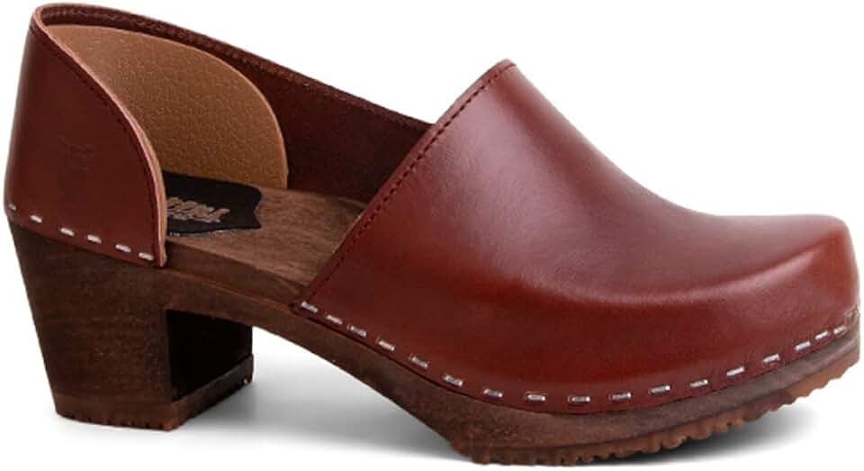 Swedish Handmade Wooden Clog | Brett Closed Back