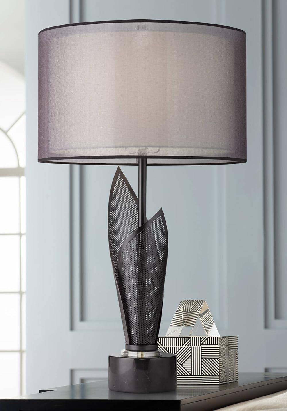 Possini Euro Design Sasha Modern Industrial Table Lamp 31 1/2