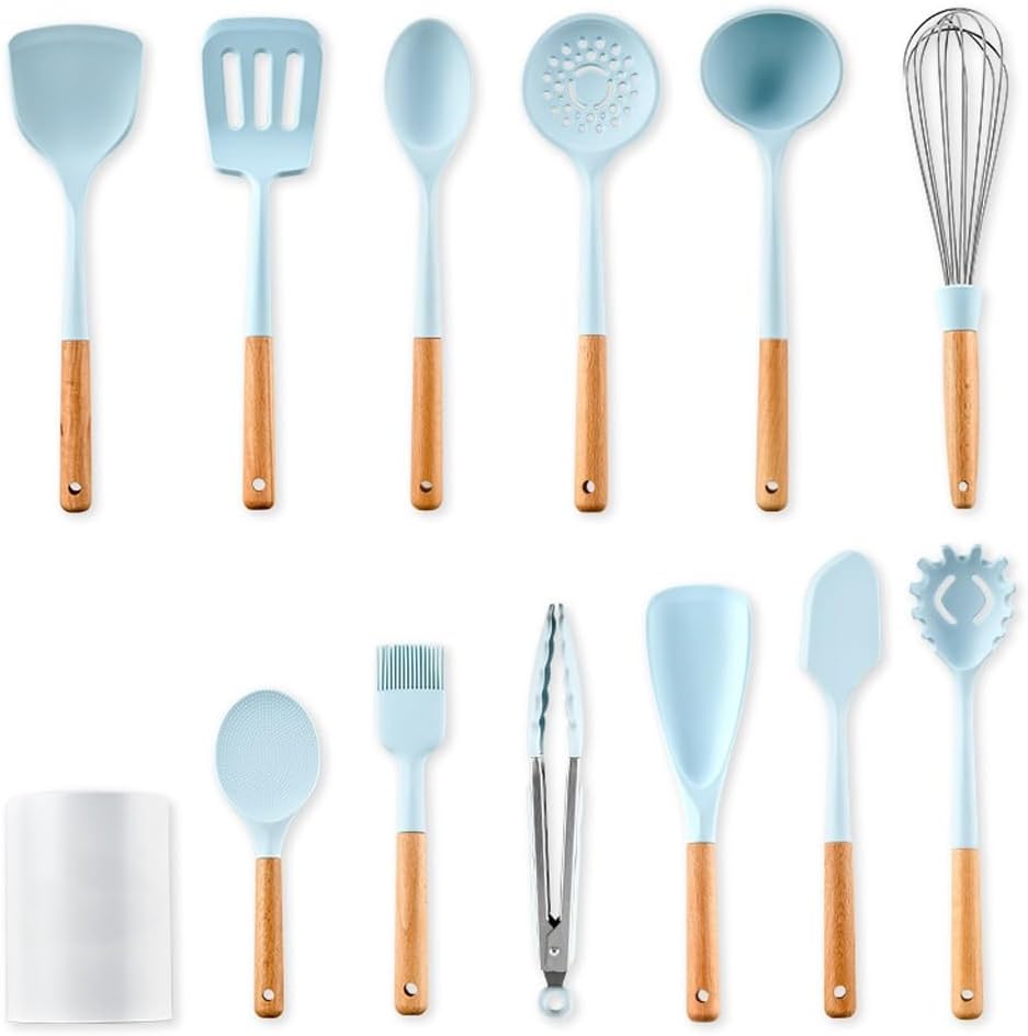 DFHBFG Anti-scalding Handle Kitchen Utensils Set Kitchen Household Cooking