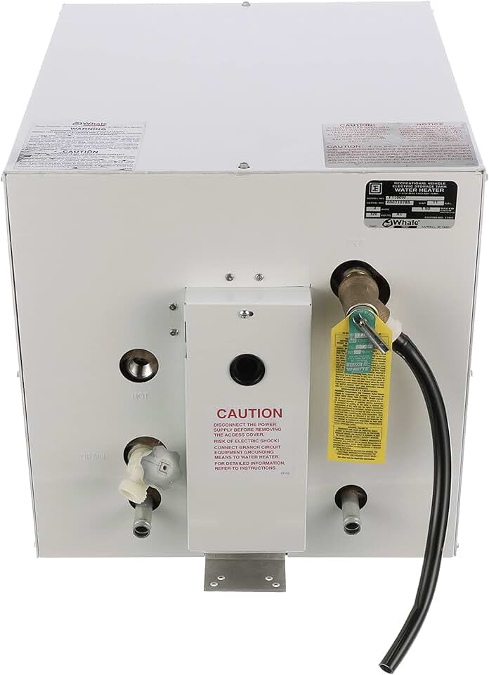 Whale Premium Water Heater - 11-Gallon Capacity - 120V - Perfect for Boats and RV