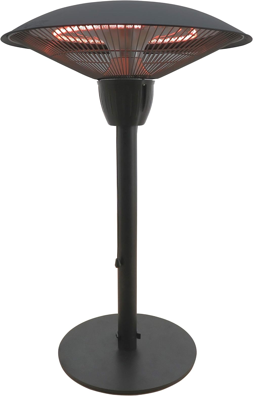 Westinghouse Table Top Outdoor Electric Patio Heater with Aluminum Reflector, Water Resistant, Auto Shut Off Tip Over Switch & Overheat Protection, Infrared Heater for Balcony, Backyard, Deck, & More
