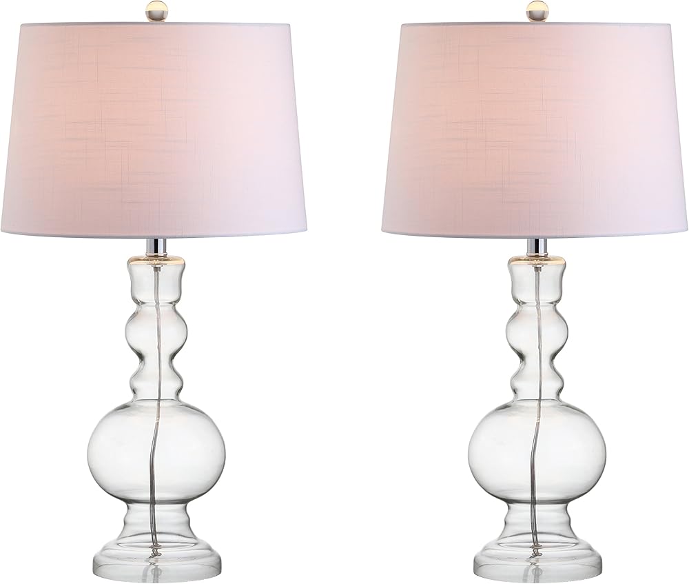 JONATHAN Y JYL1061B-SET2 Set of 2 Table Lamps Genie 28.5