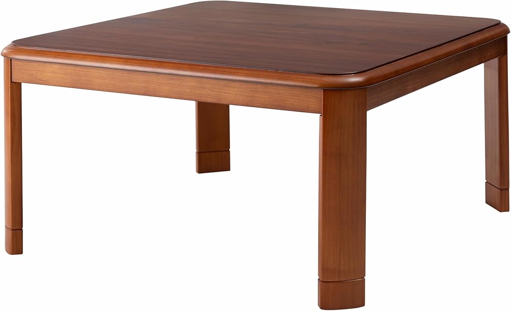 PaletteLife Japanese Heated Table (31x31in)- Wooden Chabudai Furniture with 120V Electric Heater - Low-Lying Dining and Work Desk with Temperature Control Knob Casual kotatsu…