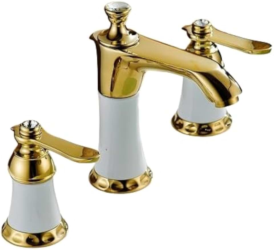 Pas-de-Calais Dual Handle Widespread Bathroom Sink Faucet