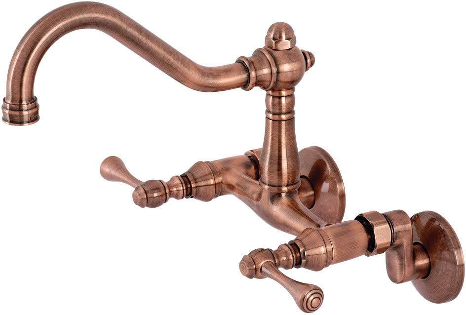 KS322BLAC Vintage Kitchen Faucet, Antique Copper