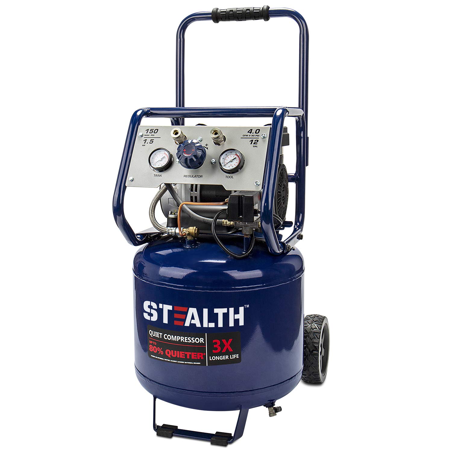 Stealth Professional 12 Gal. 150 PSI 2 Portable Electric Air Compressor