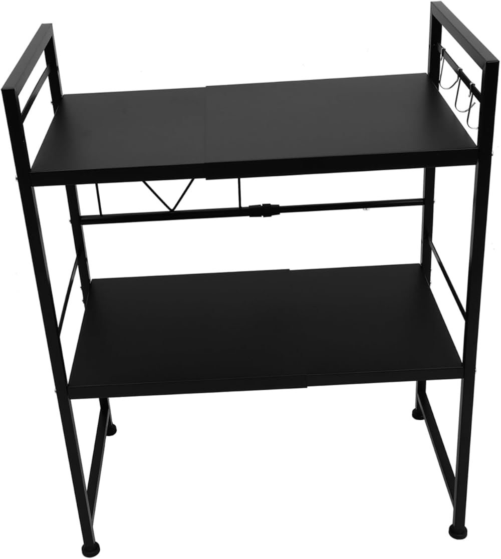 1pc Microwave Rack Traceless Shelf Storage Shelf Oven Stand Stainless Shelf Metal Organizer Shelf Home Storage Rack Metal Shelving Kitchen Supplies Stainless Steel