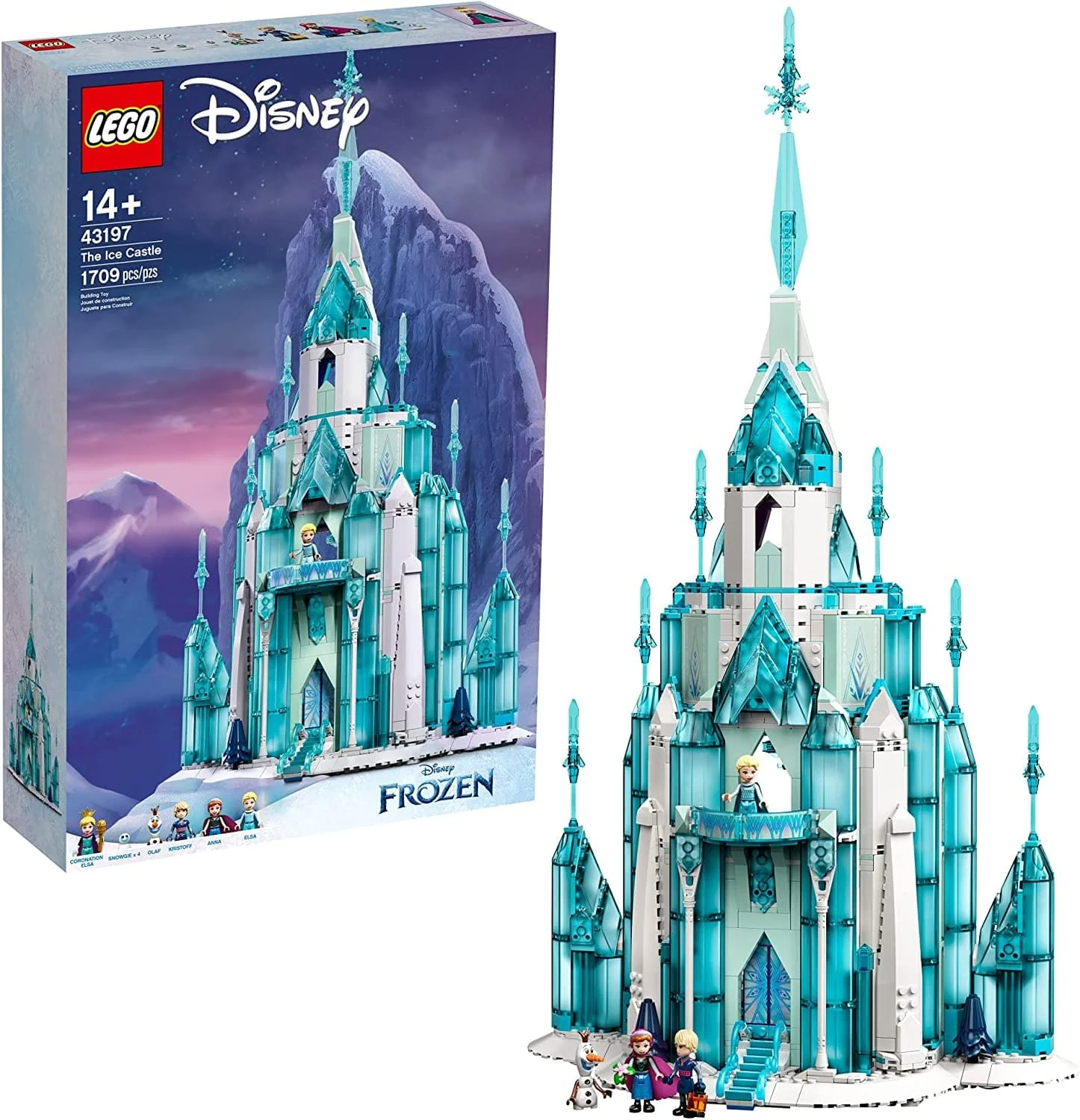 LEGO Disney Princess 43197 The Ice Castle 1709 Piece Building Kit