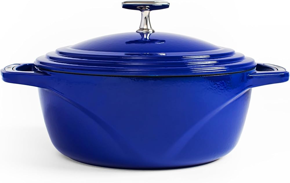 Lodge USA Enamel Dutch Oven, 3 qt., Blue