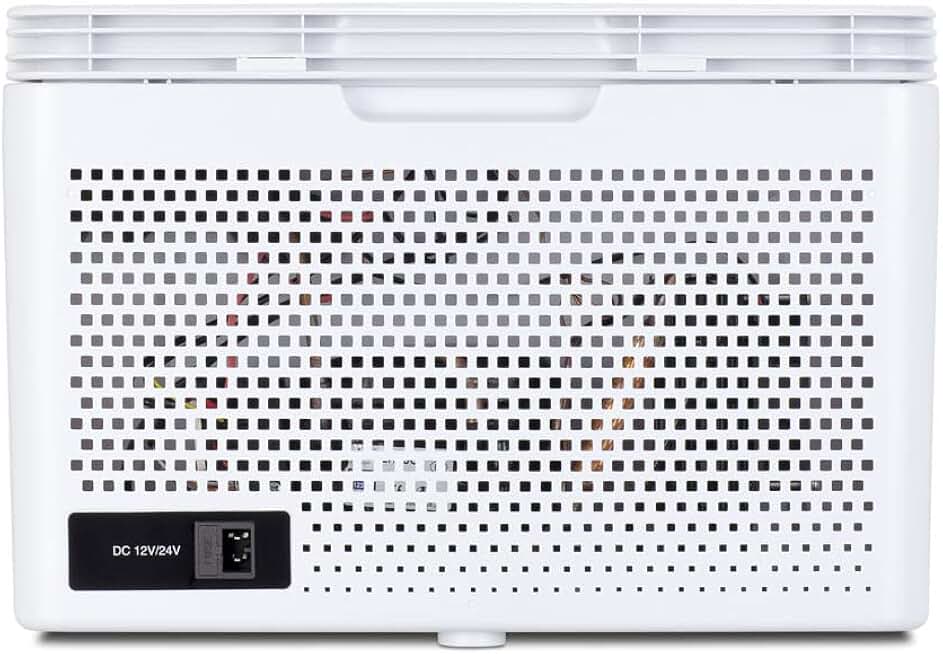 Summit Appliance SPRF11 Portable 12V/24V Vaccine Cooler Capable of Operation as Refrigerator (2-8°C) or Freezer (-20°C) with AC Adapter Included, Digital Thermostat, External Control Panel