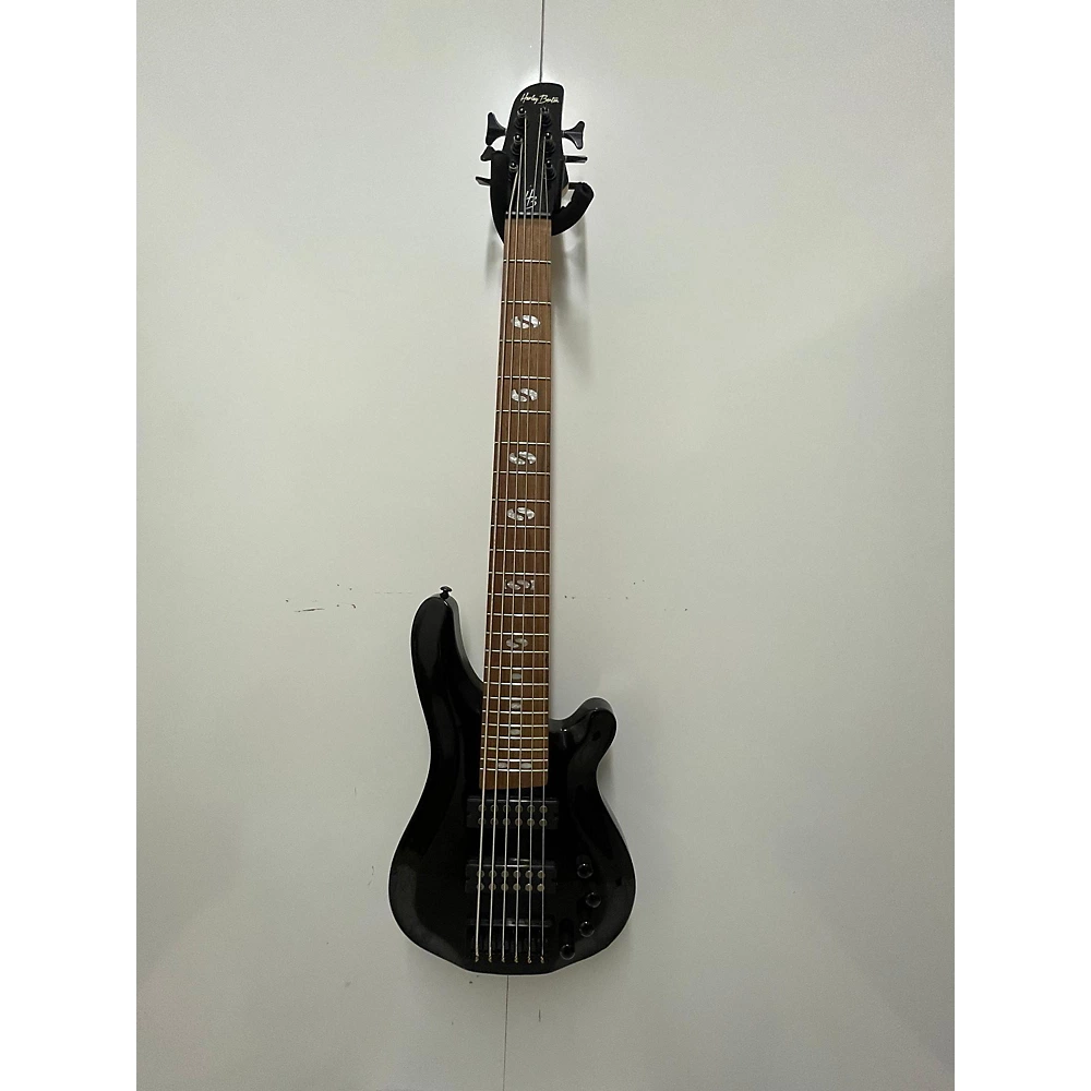 Used Used Harley Benton Bass 6 Black Electric Bass Guitar
