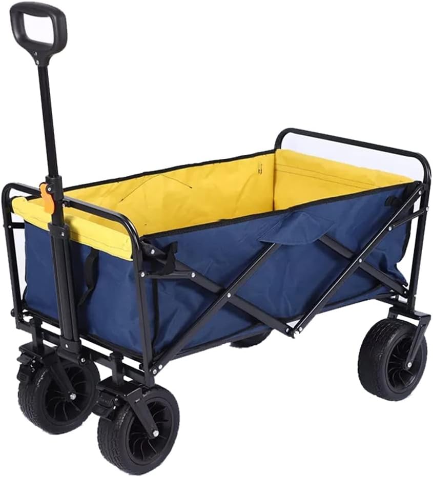Folding Trolley Garden Supplies Outdoor Garden Carts Camping Folding Carts with Wheels Portable Grocery Shopping Cart
