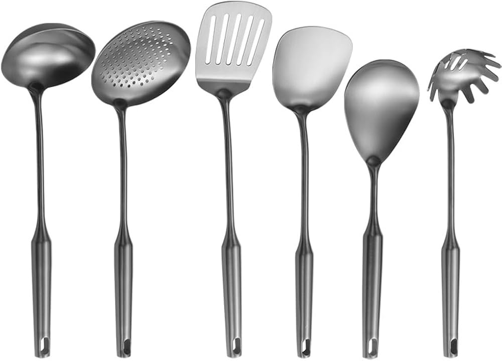 DFHBFG Kitchen Utensils Set Tableware Skimmer Kitchenware Cooking Tools, 6 pieces