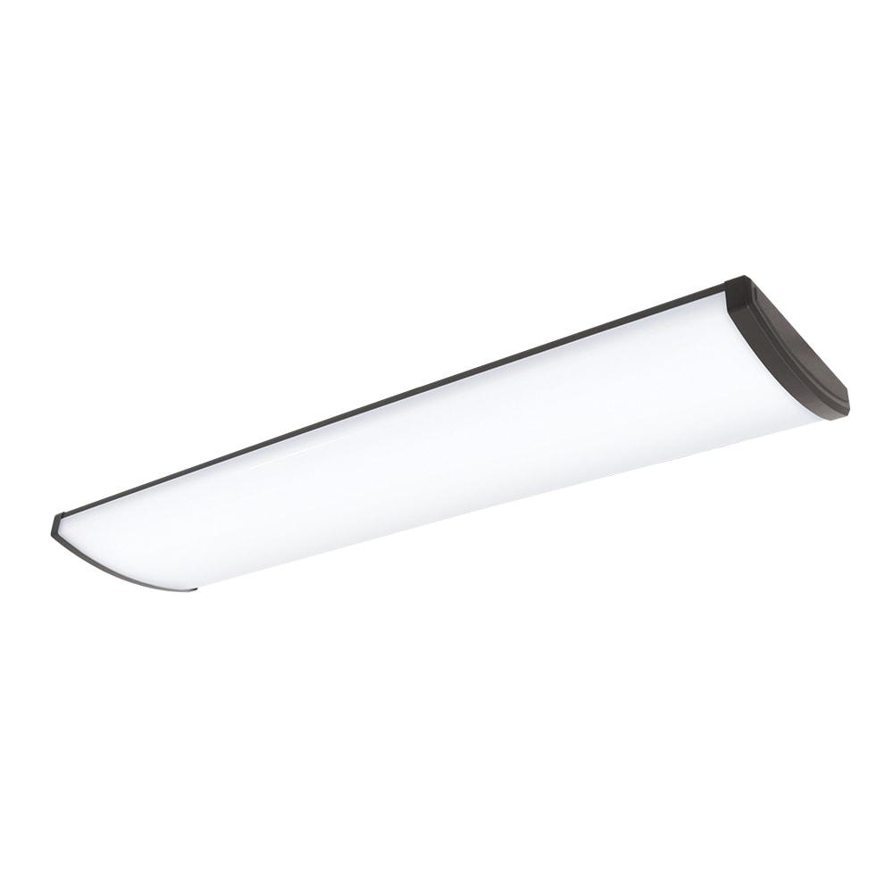 Good Earth Lighting Belmont 1-Light 48-in Bronze LED Flush Mount Light ENERGY STAR