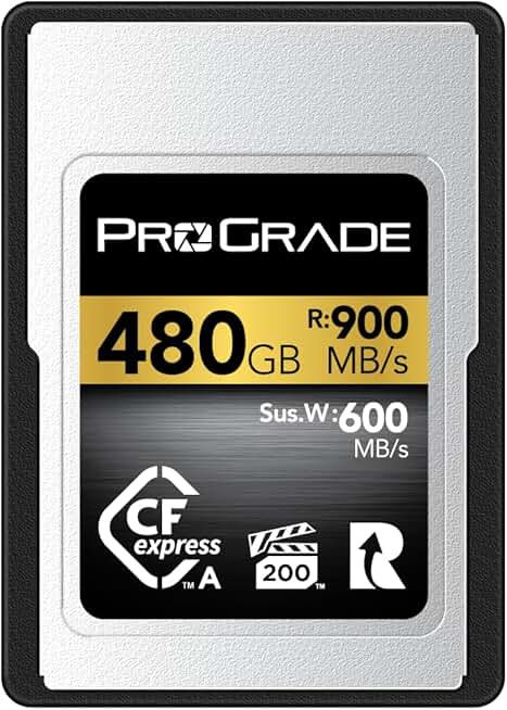 ProGrade Digital CFexpress™ 2.0 Type A Memory Card (480GB) Gold