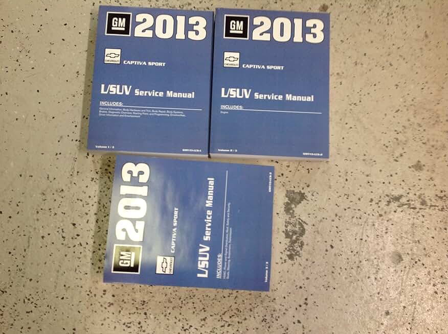 2013 Chevrolet Chevy CAPTIVA SPORT Service Shop Repair Manual Set FACTORY NEW