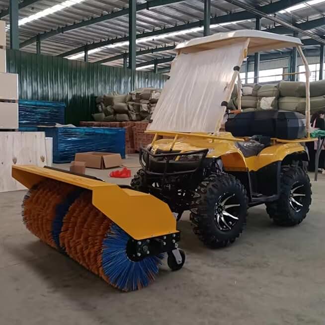 Small Household Property Snow clearing and Snow Thrower self-propelled Gasoline Shovel Snow Throwing Truck