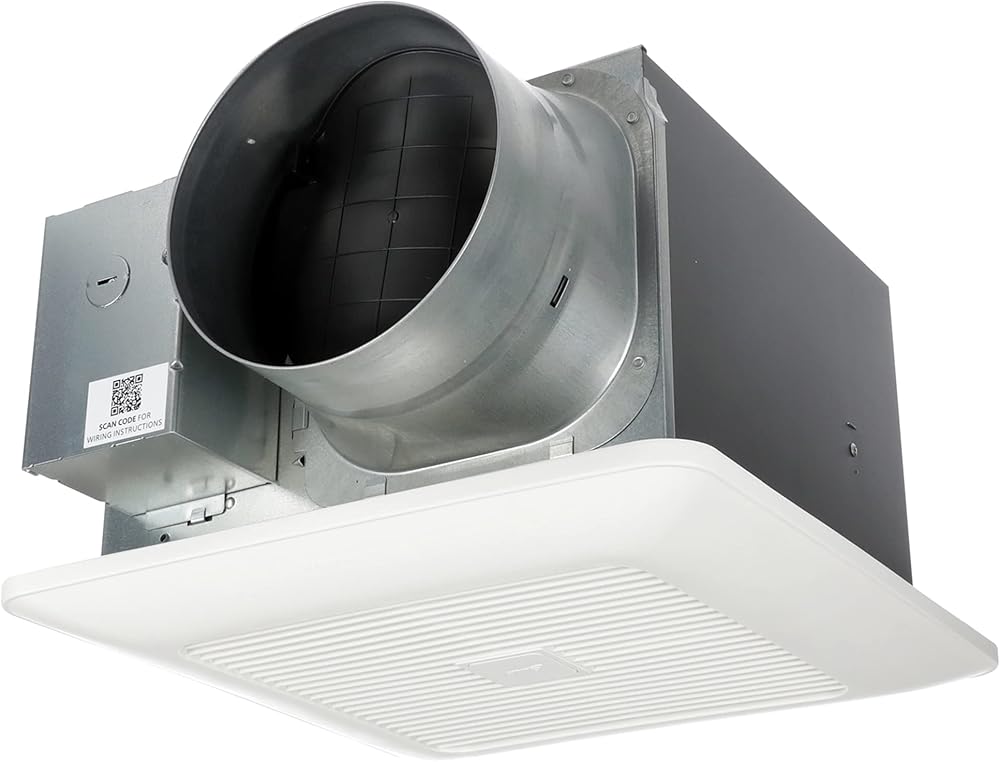 Panasonic FV-1115VK2 WhisperGreen Select Ventilation Fan - 110-130-150 CFM - Quiet Bathroom Fan