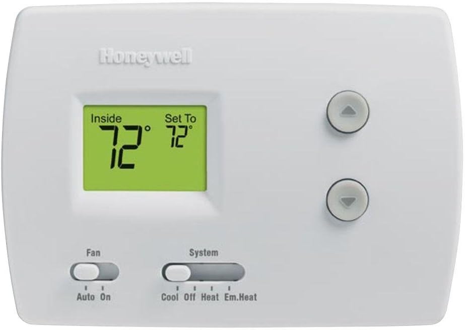 Honeywell Home RTH3100C1002 Digital Non-Programmable Heat/Cool Pump Thermostats