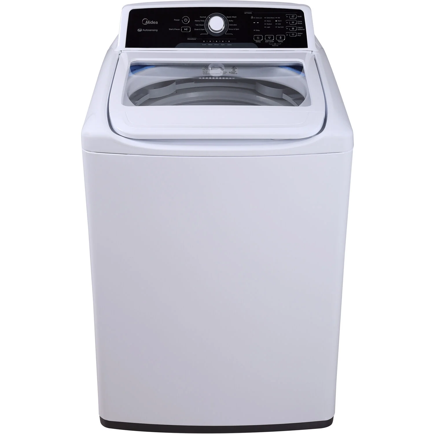 Midea 4.1-Cu. Ft. Top Load Impeller Washer in White