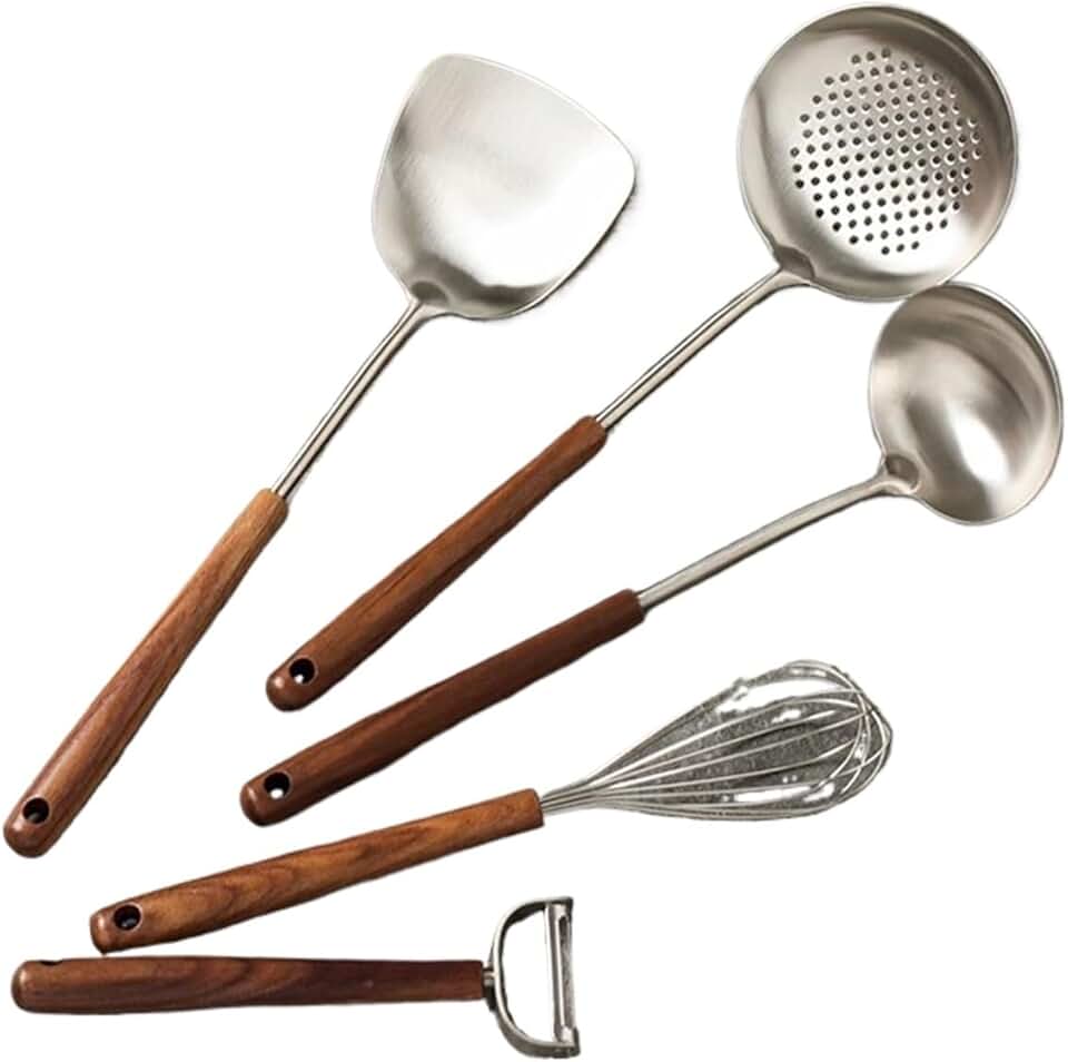 CSCDD Anti-scalding Handle Kitchen Utensils Set Kitchen Household Cooking