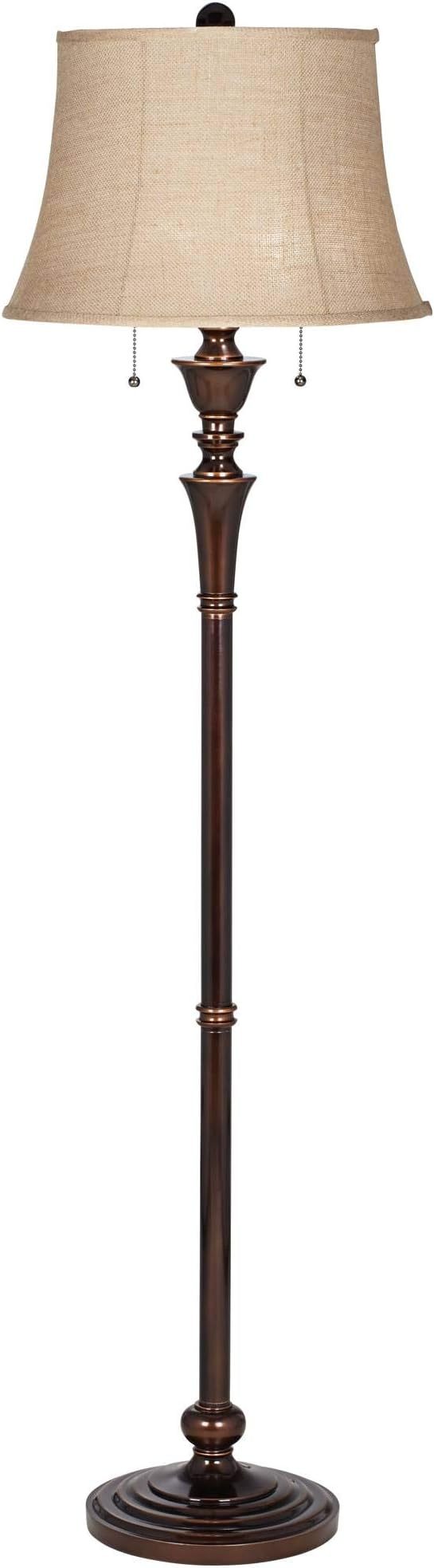 Regency Hill Brooke Traditional Standing Floor Lamp 60