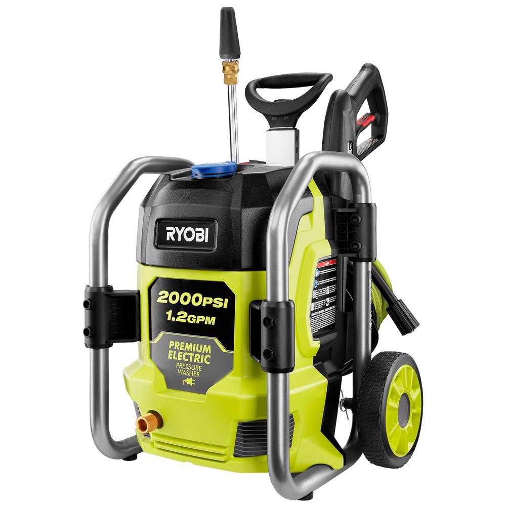 RYOBI 2000 PSI 1.2 GPM Cold Water Electric Pressure Washer