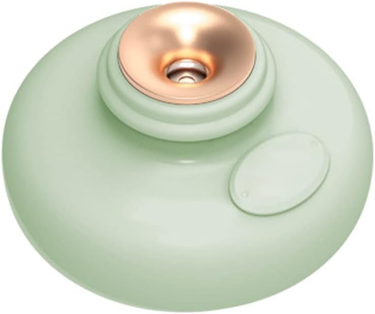 Air Humidifier Portable USB Aroma Diffuser Rechargeable Mist Maker Quiet Heavy Fog Spray (Color : Gray, Size : 67 * 67 * 46mm)