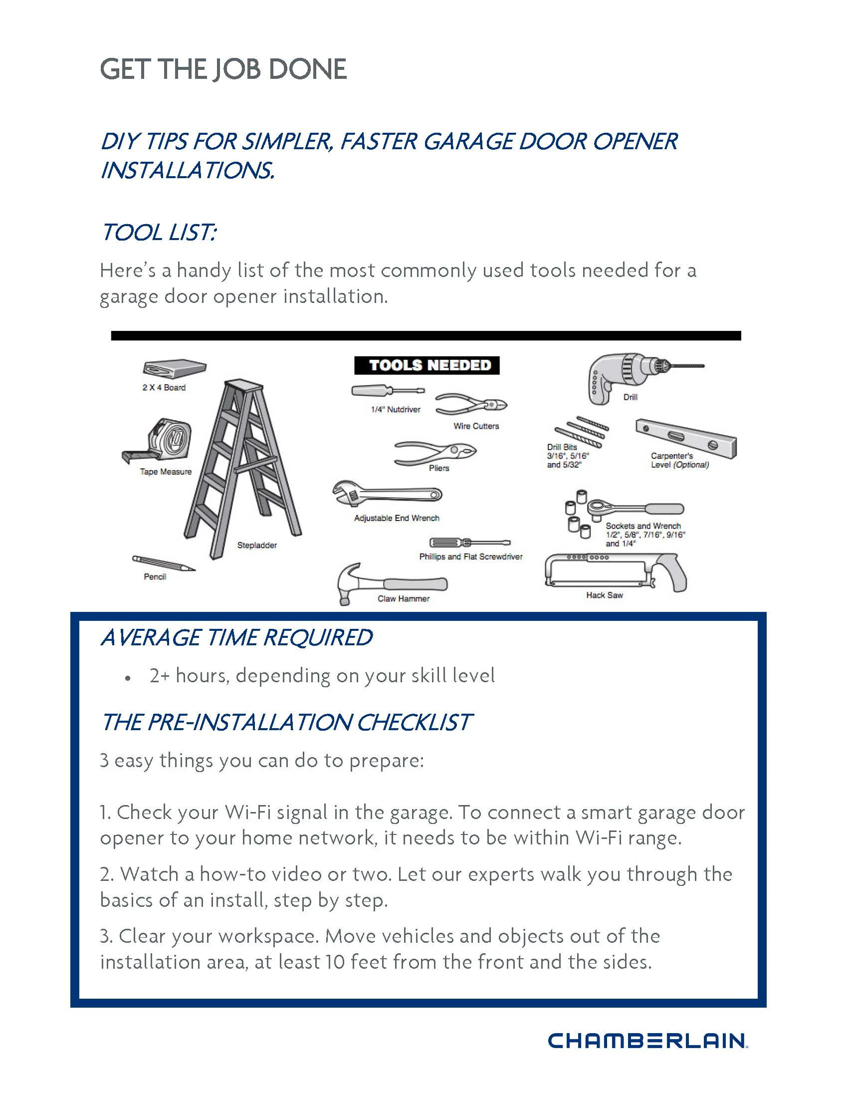 Chamberlain 1/2-HP Smart Belt Drive Garage Door Opener Wi-fi Compatibility