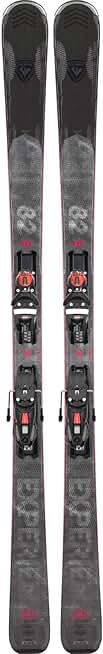 Men's Experience 82 TI Lightweight Durable Alpine All-Mountain Snow Skis with Konect Bindings Included