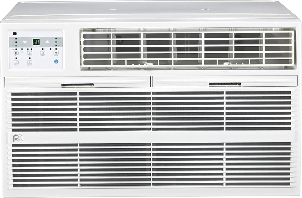 PerfectAire 3PATWH14002 Heat/Cool Air Conditioner With Remote Control, 14,000 BTU 230V, White