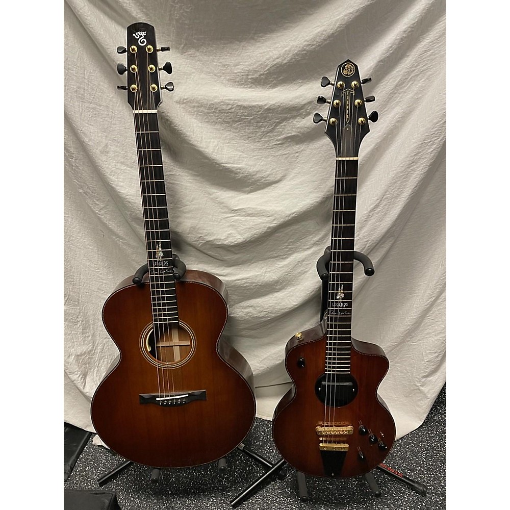 Used Rick Turner Guitars Rick Turner & Santa Cruz Legends In Luthierie Model 1 & FS NC Acoustic 2020 Natural Acoustic Electric Guitar