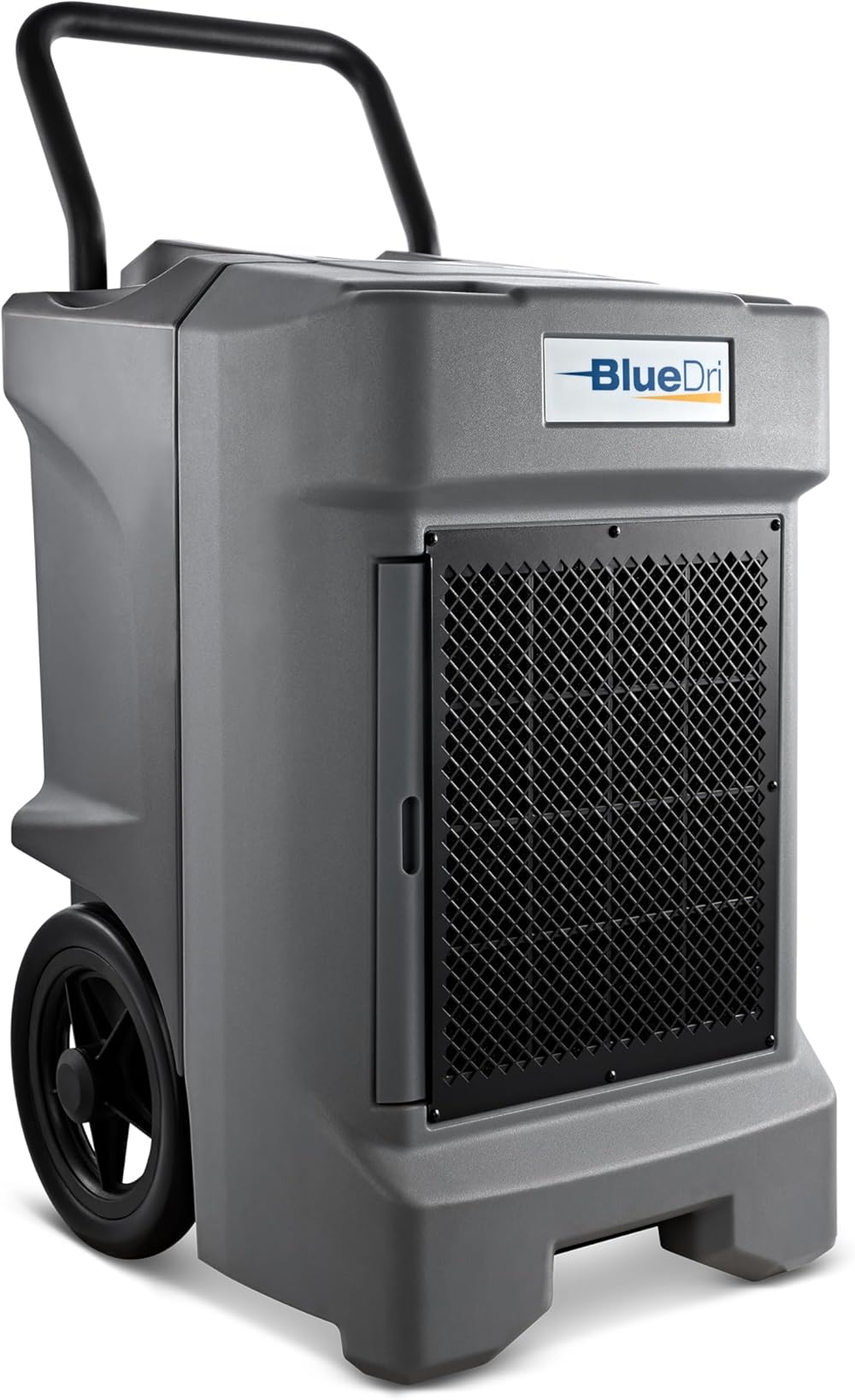 BlueDri BD-130P 225PPD Industrial Water Damage Equipment Commercial Dehumidifier with Hose for Basements in Homes and Job Sites, Gray