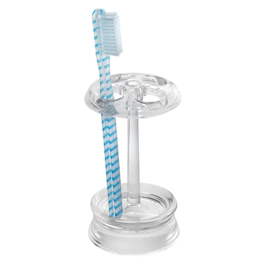 INTERDESIGNiDesign Franklin Clear Plastic Toothbrush Holder