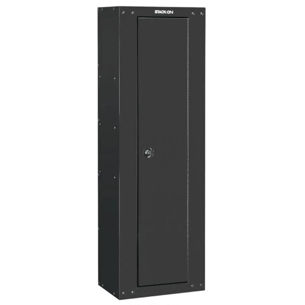 Stack-On GCB-8RTA Steel 8-Gun Ready to Assemble Security Cabinet, Black