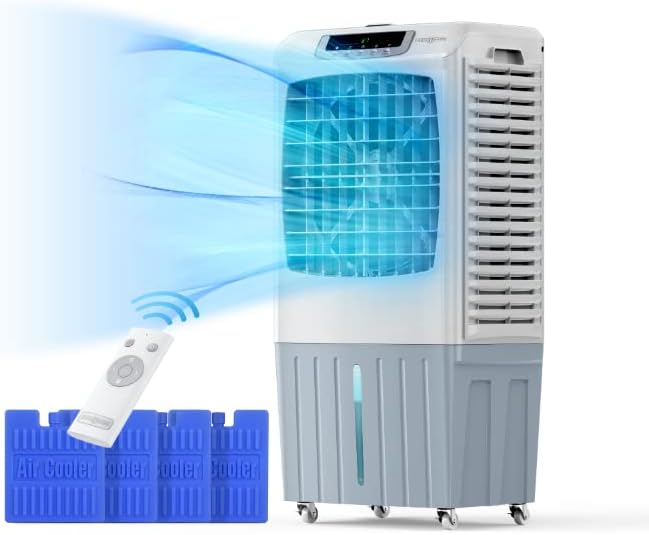 PARIS RHÔNE Evaporative Air Cooler, 2943 CFM Windowless Air Conditioner, Swamp Cooler Portable Humidifier 41