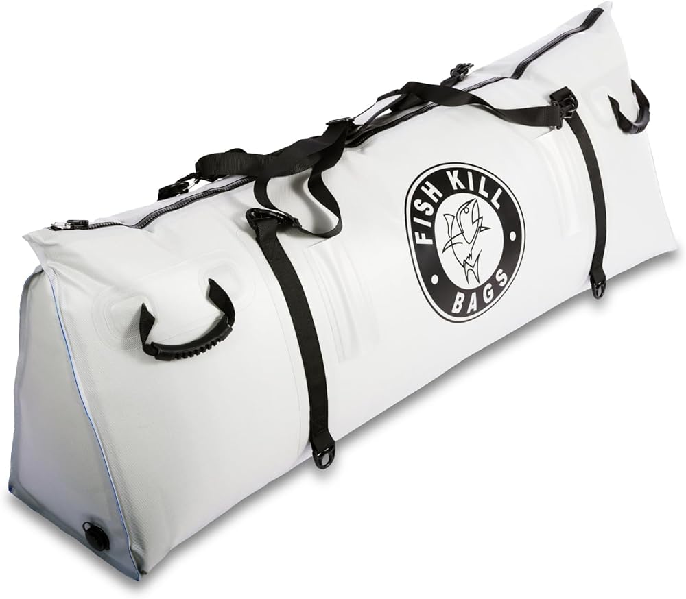 Nylon Gusseted Insulated Fish Kill Cooler Killbags, RF Welded, 100% Leakproof & Waterproof, 36