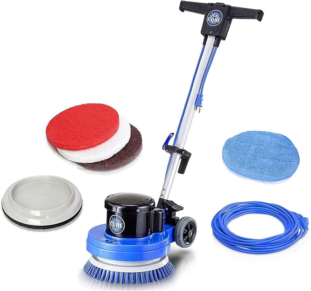 Prolux Core Heavy Duty Single Pad Commercial Polisher, Floor Buffer Machine, Scrubber, 13 Inch Commercial Duty