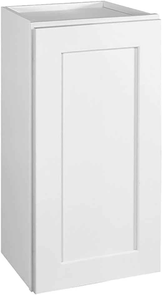 Design House 543116 Brookings Unassembled RTA (Ready-to-Assemble) Shaker Style Wall Kitchen Cabinet, 18x36x12, White