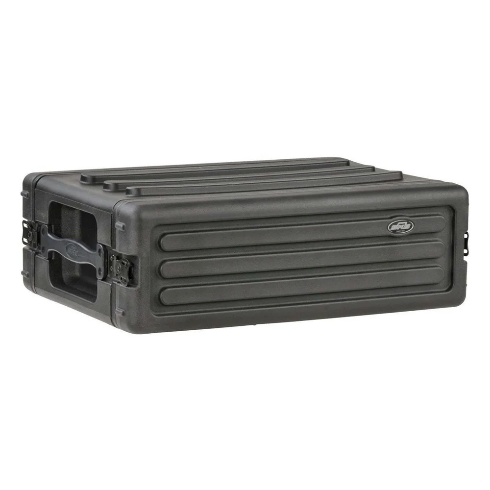 SKB 3U Roto Shallow Rack Case with Steel Rails SKB 3U Roto Shallow Rack Case with Steel Rails