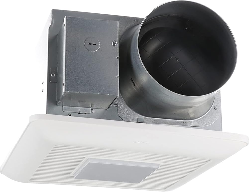 Panasonic FV-1115VQL1 WhisperCeiling DC Ventilation Fan with LED Light - 110-130-150 CFM - Ceiling or Wall Mount Bathroom Fan