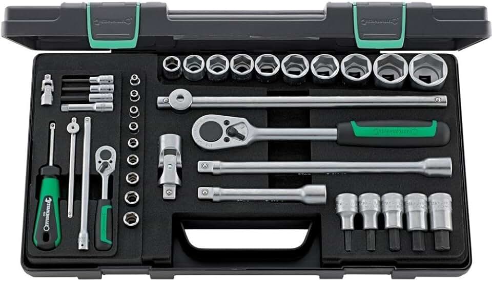 Stahlwille 38-Piece Hex Socket Set 1/4